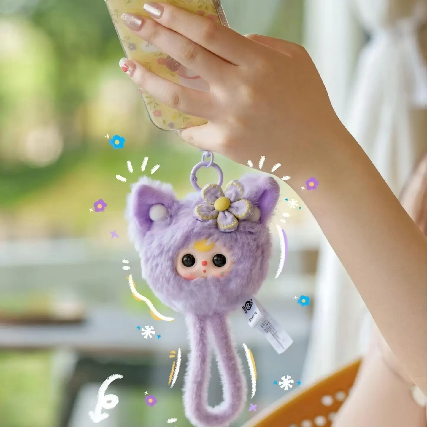 Kawaii 3-Series Plush Blind Box Mobile Phone Lanyard - Wrist Strap, Keychain, Accessory Charm for Phones & Tabs, Phone Keychain Phone Chain Wrist Lanyard For Phone Phone Accessories Charm Phone Lanyard Tab