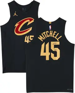 Donovan Mitchell Cleveland Cavaliers Autographed Nike Black Statement Authentic Jersey with "Spida" Inscription - Fanatics Authentic Certified