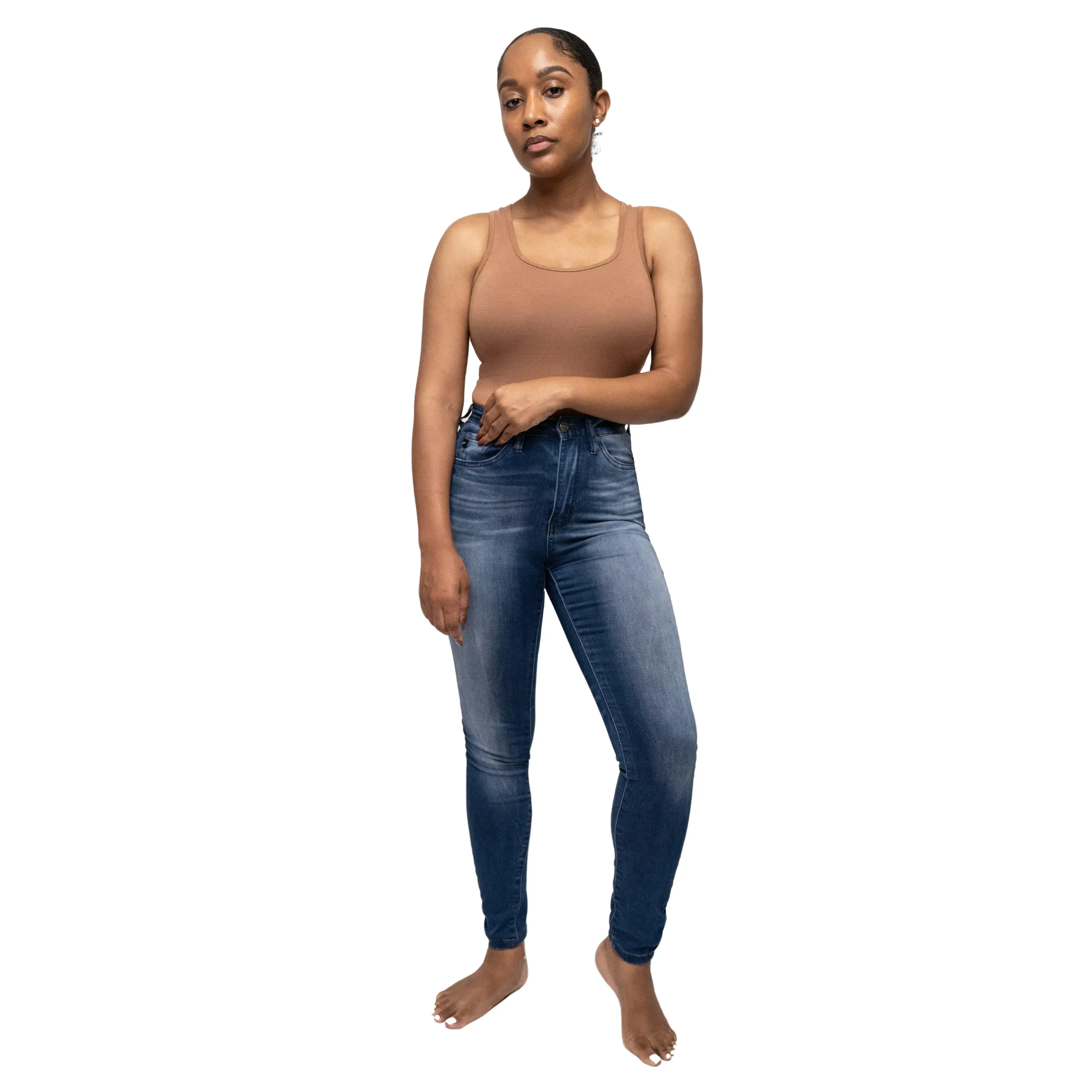 Racerback Bodysuit (Camel, Taupe, Beige)