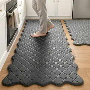 Tyrot Waterproof Anti Fatigue Kitchen Mats 2PCS | Cushioned Non Slip Washable Floor Rugs summerwins