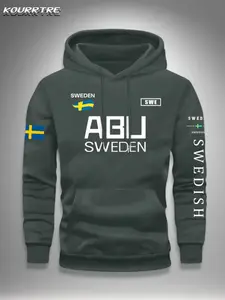 Men's Fall Winter Dark Art Hoodie, Montirex Letter Print, Fashionable and Practical, Casual Daily Wear