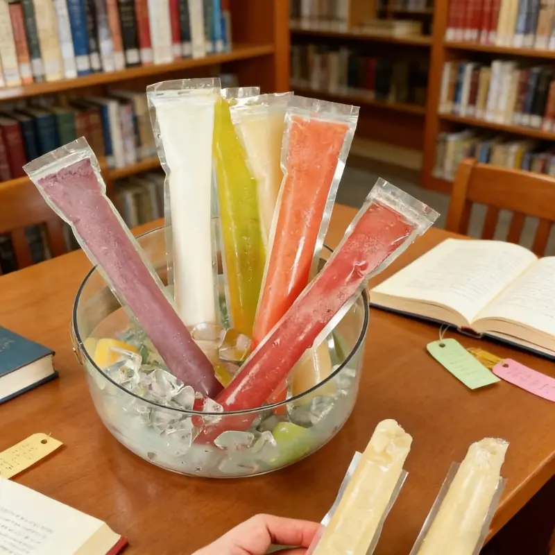 100pcs/300pcs Food Grade Disposable Popsicle Bags, Perfect for Homemade Ice Pops & Ice Cream