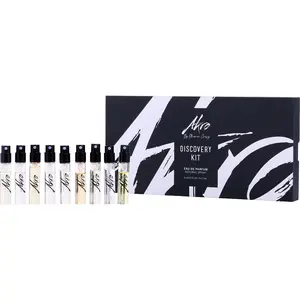 Akro Variety Set-9 Piece Discovery Kit With Awake & Bake & Dark & East & Haze & Infuse & Rise & Smile & Smoke And All Are Eau De Parfum Spray Vials For Unisex