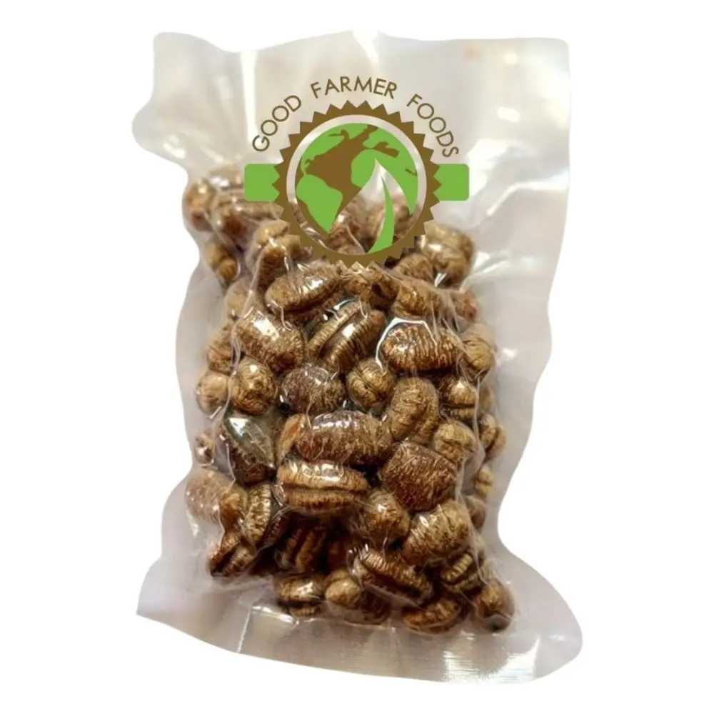 GOOD FARMER FOODS African Calabash Nutmeg 2oz - Whole Nutmeg, Air Tight Sealed for Freshness, Awiro, Ehuru, Efuru