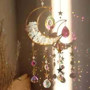 Opal crystal sun catcher Home  Ornament Hangable