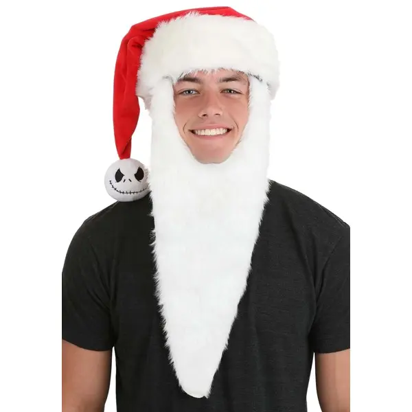 Disney Nightmare Before Christmas Jack Santa Hat