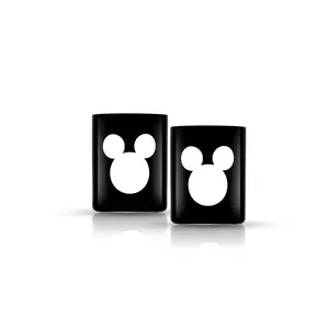 Disney Luxury Mickey Mouse Double Old Fashion Glass Set