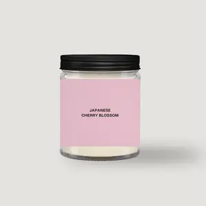 Japanese Cherry Blossom 8 oz Single Wick Candle | Soft Floral Spring Scent | Coconut Apricot Wax Luxury Candle | Pet-Friendly Home Fragrance