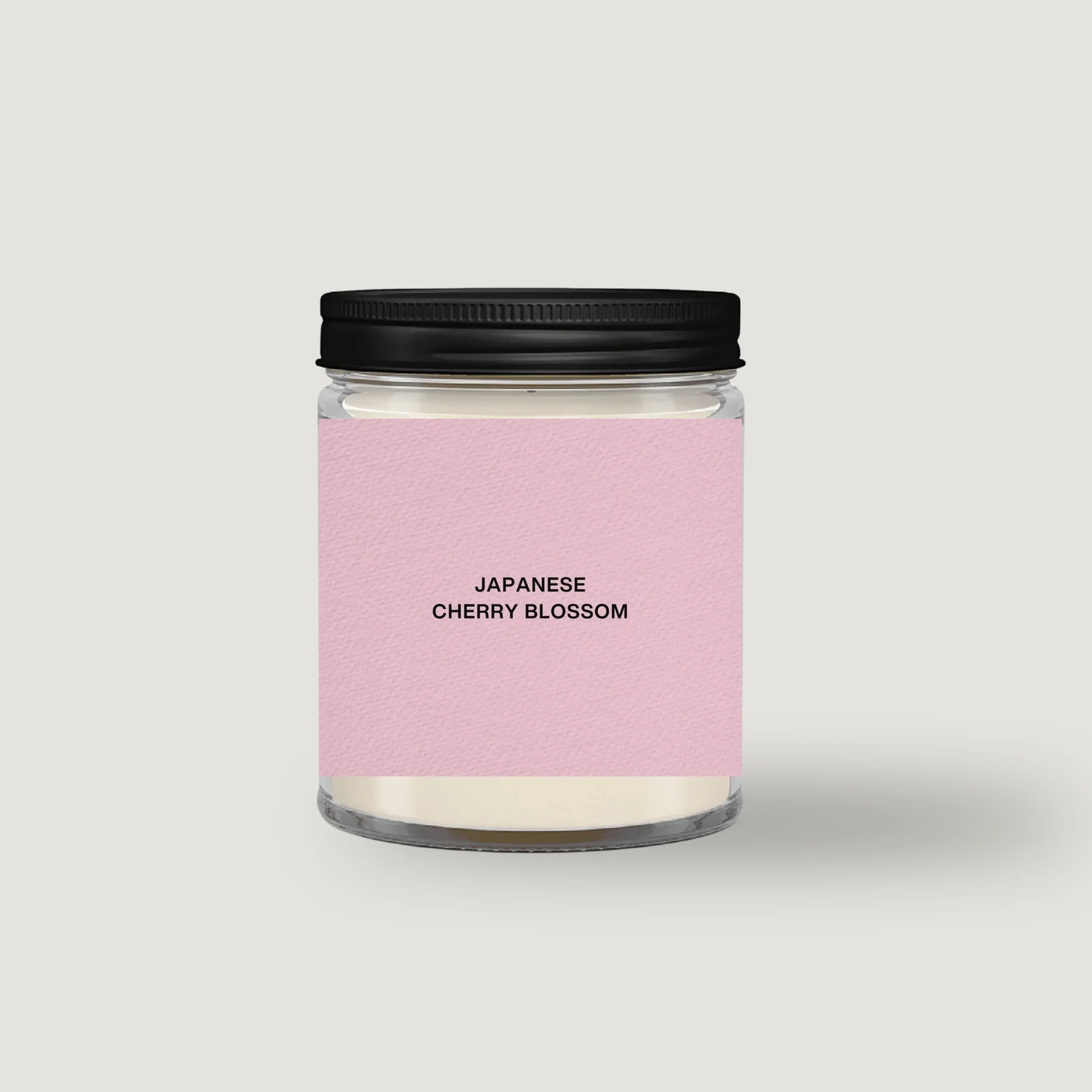 Japanese Cherry Blossom 8 oz Single Wick Candle | Soft Floral Spring Scent | Coconut Apricot Wax Luxury Candle | Pet-Friendly Home Fragrance