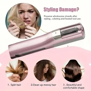 2-in-1 wireless charging trimmer, hair care and splitting treatment, portable travel style, compact design, wireless charging negative ion hair clipper, distribution trimmer, multifunctional hair clipper, hair tip maintenance, hair tips, detachable and wa