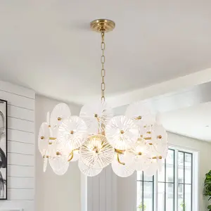 French Style Crystal Chandeliers - Classic Design Statement Piece Elegant Lighting Solution with Sparkling Crystal Elements for Creating Warm Ambiance in Dining Rooms & Living Areas