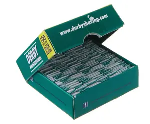 Derby Professional Single Edge Razor Blades, 100 Count