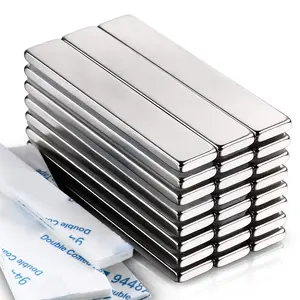 Powerful Neodymium Bar Magnets, Rare Earth Metal Neodymium Magnet - 60 x 10 x 3 mm, Pack of 24