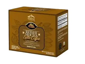 Eternal Spirit Beauty Eternal Reishi Mocha Latte Coffee Gourmet Mushroom Coffee Natural Beverage Organic Flavor Taffy Caffeine Boost Immune Support Caramel Macchiato