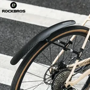 Rock Bicycle Mudguard PP Soft Plastic Mud Guard Strong Durability Road Bike Protector Accessory, Durable Cycling Protection