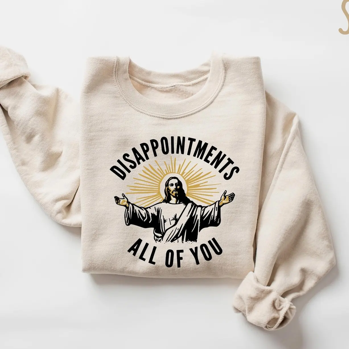 Jesus Disappointments All Of You Sweatshirt, Funny Christian Disappointments Graphic Tee, Sarcastic Jesus Hoodie, Funny Jesus Crewneck