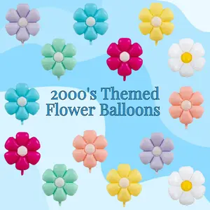 2000's Themed Flower Balloons Y2k