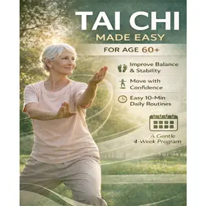 Tai Chi for Seniors Over 60: 10 minutes of gentle chair and standing exercises daily to prevent falls, improve balance and gait, and enhance leg strength and flexibility. Suitable for beginners.