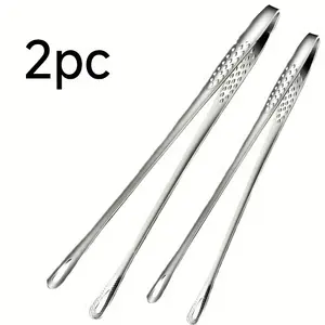 Stainless Steel Multifunctional BBQ Tongs, Bread Tins and Cube Tongs - Suitable Grilling, Baking and Camping, Restaurants and Home Use, Kitchen Heat-Resistant Food Tongs Barbecue Tongs, Usable in All Four Seasons,Thanksgiving Day