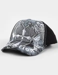 AFFLICTION  Mens Lanchester Trucker Hat, Black Combo