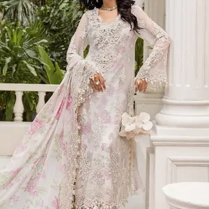 White Floral 3-Piece Suit, Stylish Formal