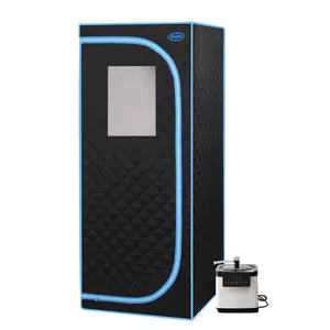 Portable Steam Sauna Tent for Home, Plus Size Personal Sauna Box with 1000W Steam Generator, Extra Large Indoor Sauna Spa Kit with Chair