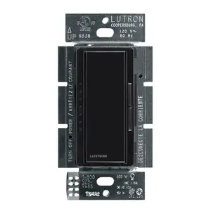 Lutron MACL-153M-BL - Maestro LED+ Dimmer Switch, 150W LED/CFL, Tap with Rocker, Single-Pole/Multi-Location, Black