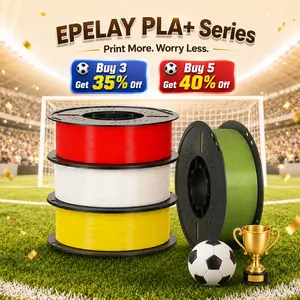 EPELAY PLA+ 3D Printer Filament 1.75mm, ±0.02mm Precision, Smooth Feeding, Clog-Resistant, Low-Odor FDM Filament, Summer Vibes Bundle,summerwins
