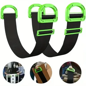1pc Adjustable Handheld Moving Straps for Easy Lifting and Carrying Moving Heavy Items Effortlessly Supports Up to 6.0 Pounds Ideal for Relocation Construction DIY Projects Furniture Lifting Strap Durable Design