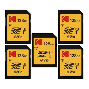 Kodak 128GB SD Class 10 UHS-I U1 V10 Full HD Memory Card with Up to 25MB/s Speed (5-pack)