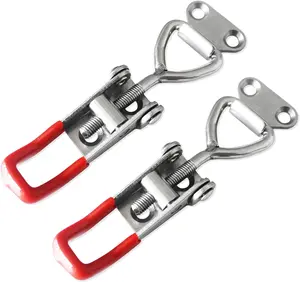 Toggle Latch Clamp 2pcs 4001 Adjustable 304 Stainless Steel Pull Hasp Latches