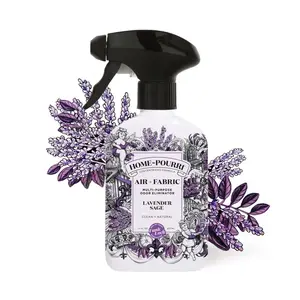 Home-Pourri Air+Fabric Multi-Purpose Odor Freshener Spray, Lavender Sage, 11oz Room Fragrance
