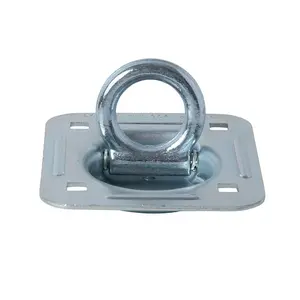Recessed D-Ring, Square Galvanized - 2,000 lbs.