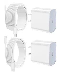 Phone Fast Charger 2 Pack USB-C Wall Block with 6FT & 10FT USB-C to Lightning Cables for iPhone 14/13/12/11/XR/XS/Pro