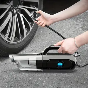 Wired Car Vacuum Cleaner, 3000pa Portable Handheld Digital Vacuum Cleaner with LED Light, Multifunctional Cigarette Lighter Plug Vacuum Cleaner for Car, Stocking Fillers Gift