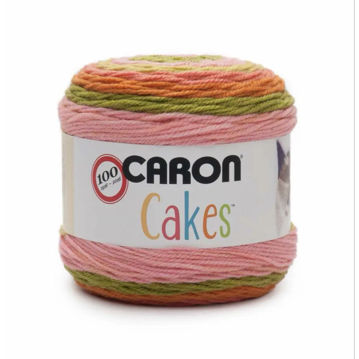 Caron Cakes -200g- Strawberry Kiwi 7.1oz 80% Acrylic 20% Wool #4 383yard Yarn for Crafting