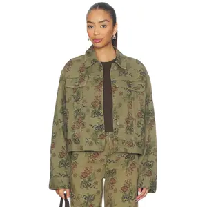 Damson Madder Stacia Jacket in Overdye Tulip Khaki