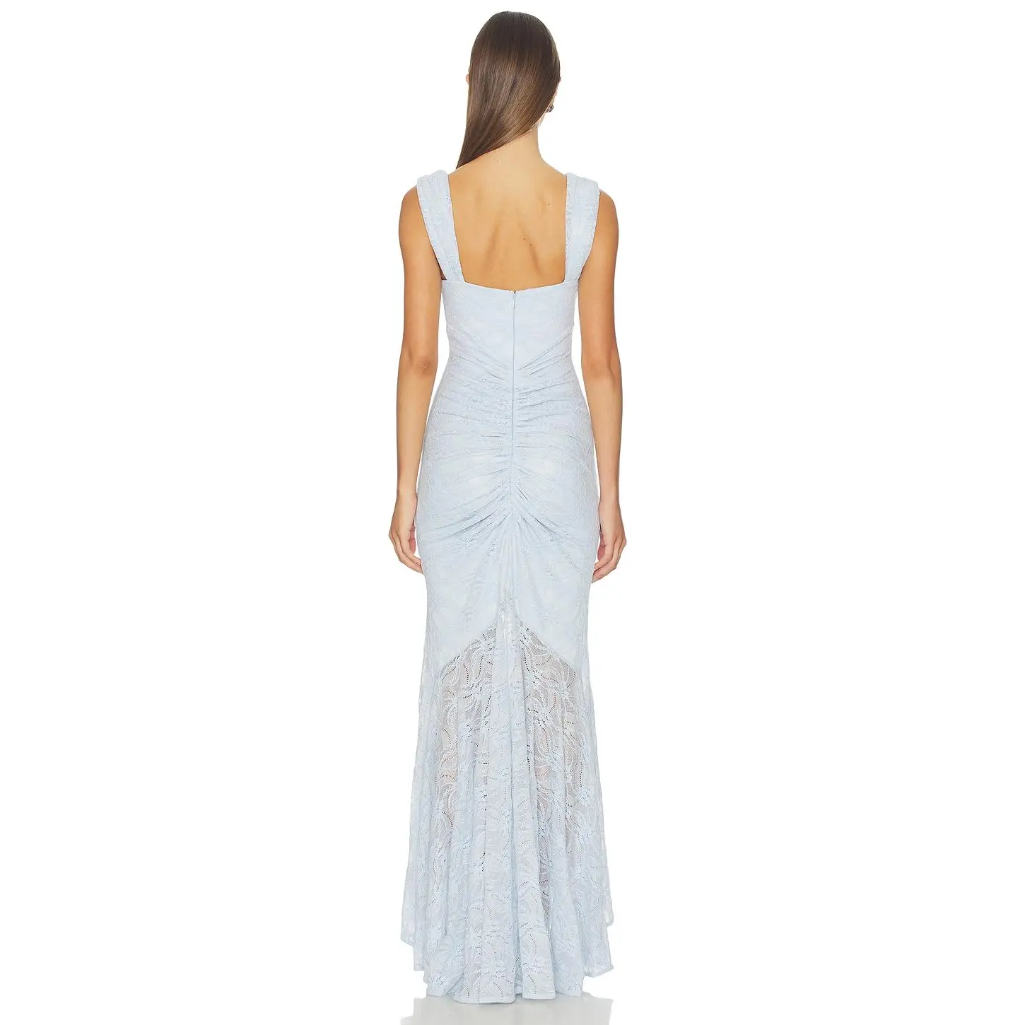 maxi summer cotton dresses for women Cambria Contrast Trim Dress in White/Almond Nude Glitter-Print Strapless Sheer Corset tasker too lace bridal corset Color:Amaranthus
