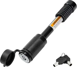 B BRAZIFY Trailer Hitch Lock, Locking Hitch Pin-Fits 2" & 2.5" Receiver with 5/8" Dia 3-1/2" Long Pin,Receiver Lock for Class III IV Hitches, Anti-Theft Trailer Hitch Pin with Anti-Rattle O-Rings,Black