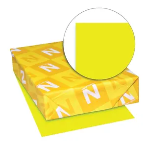 Neenah Paper Astrobrights Premium Bold-Colored Sunburst Yellow Paper - 8.5x11 in (8-1/2x11 in), Acid-Free, FSC-Certified, Ideal for 1 or 2 Sided Documents, 500 Sheets (Model 1495108)
