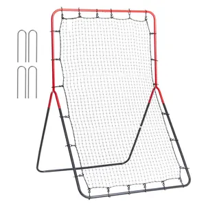 VEVOR Baseball And Softball Rebounder Net,  , 3 x 4.5 ft PitchBack Baseball Pitching Nest, 3-Way Baseball, Softball Pitchback Net, Fielding Trainer, Bounce Back Net for Fielding/Throwing Practice