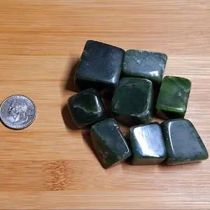 Tumbled Green Nephrite Jade
