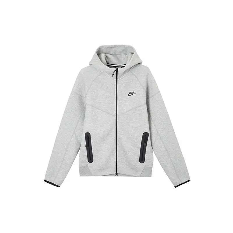 Nike Sportswear Tech Fleece Windrunner Full Zip Hoodie 'Dark Grey Heather/Black'