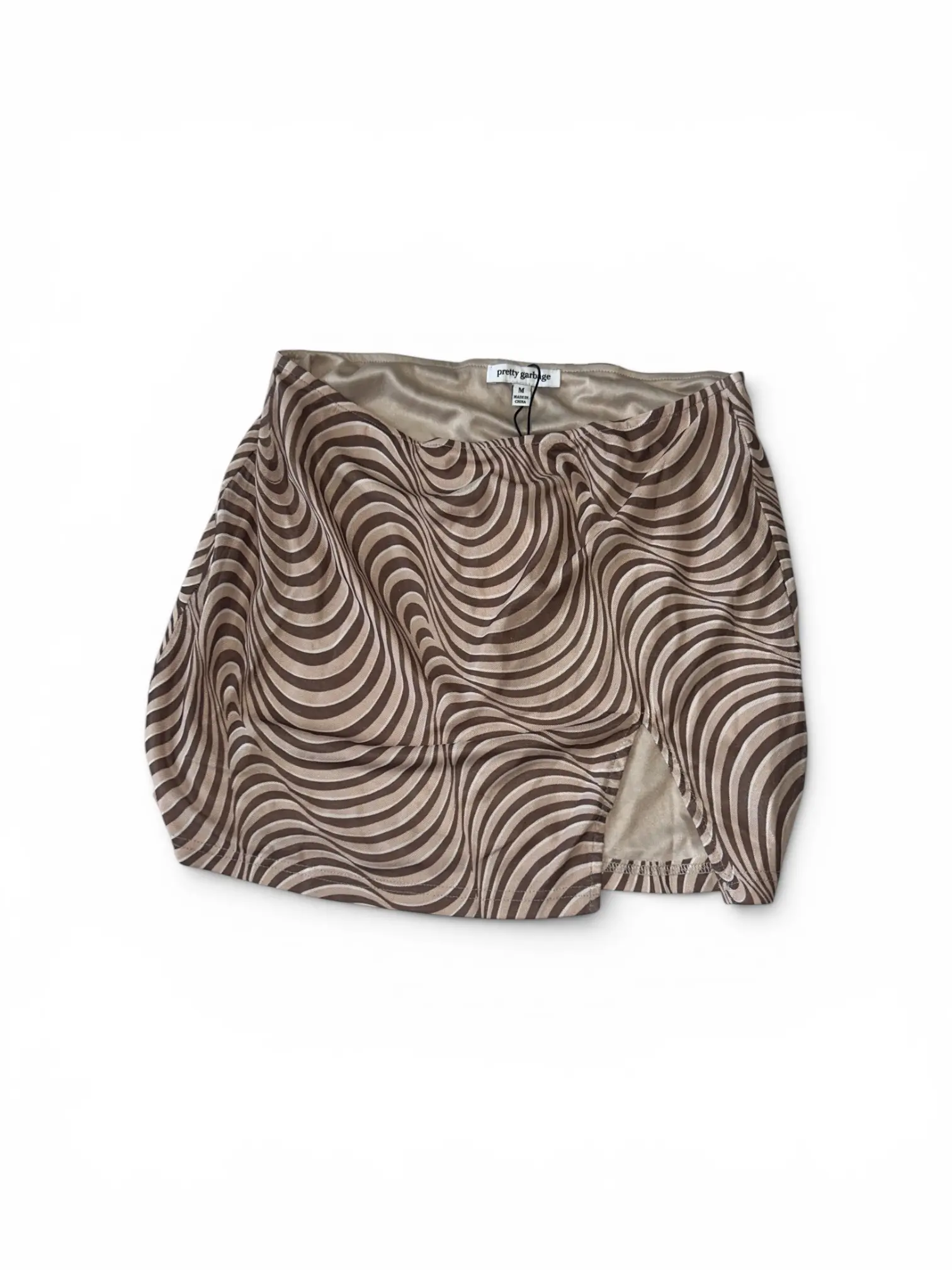 Mocha Swirl Mini Skirt