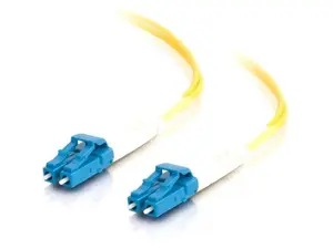 unirise usa llc fiber optic patch cable lc-lc 9 125 singlemode duplex yellow 12m