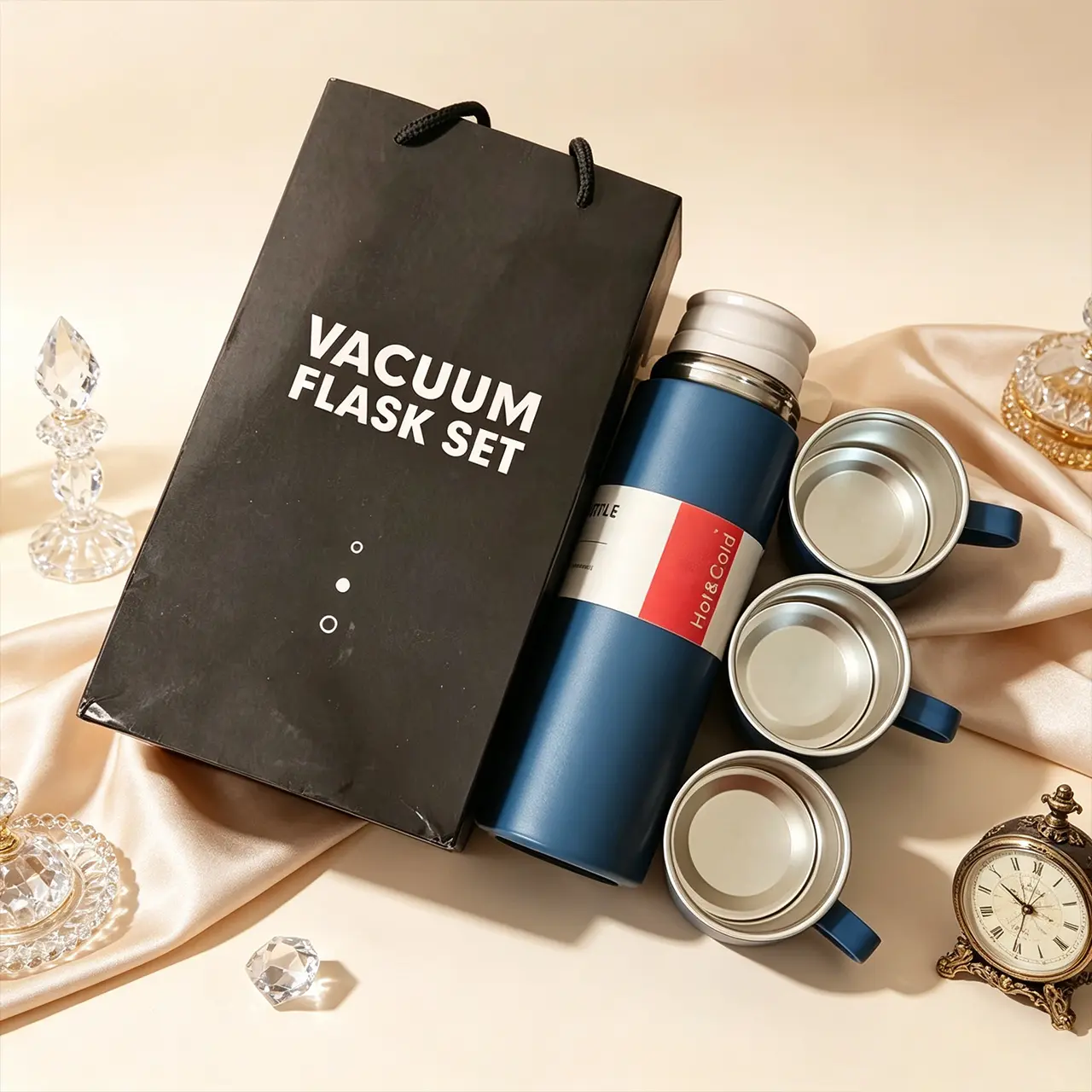 1PC, 500Ml/16.9Oz Stainless Steel Insulated Cup Set Vacuum Insulated Bottle, Insulated Sports Water Bottle, Vacuum Cup, Suitable for Both Hot and Cold Drinks, Ideal for RVs, Compact RV Furniture, Outdoor Activities and Office Use Drinkware Flasks Bottled