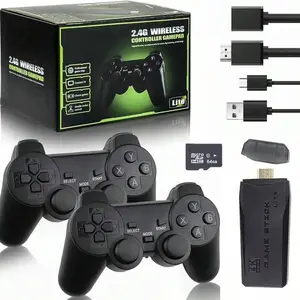 Retro Style Video Game Console With 2 Wireless Gamepads, 4K-Compatible HDMI Output Gaming Console For TV Home Entertainment