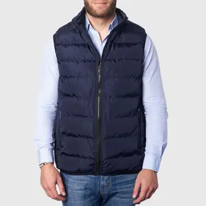 Alpine Swiss Asher Mens Lightweight Down Alternative Vest NVY SML