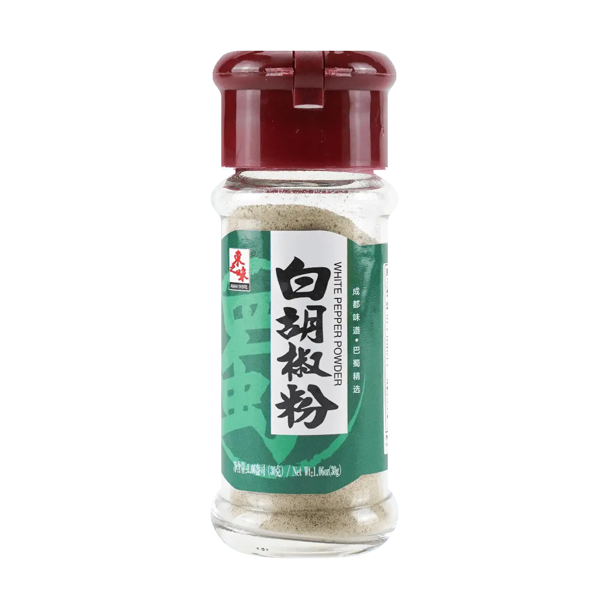 ASIAN TASTE White Pepper Powder 30g - Premium Ground Spice for Authentic Asian Cuisine & Seasoning