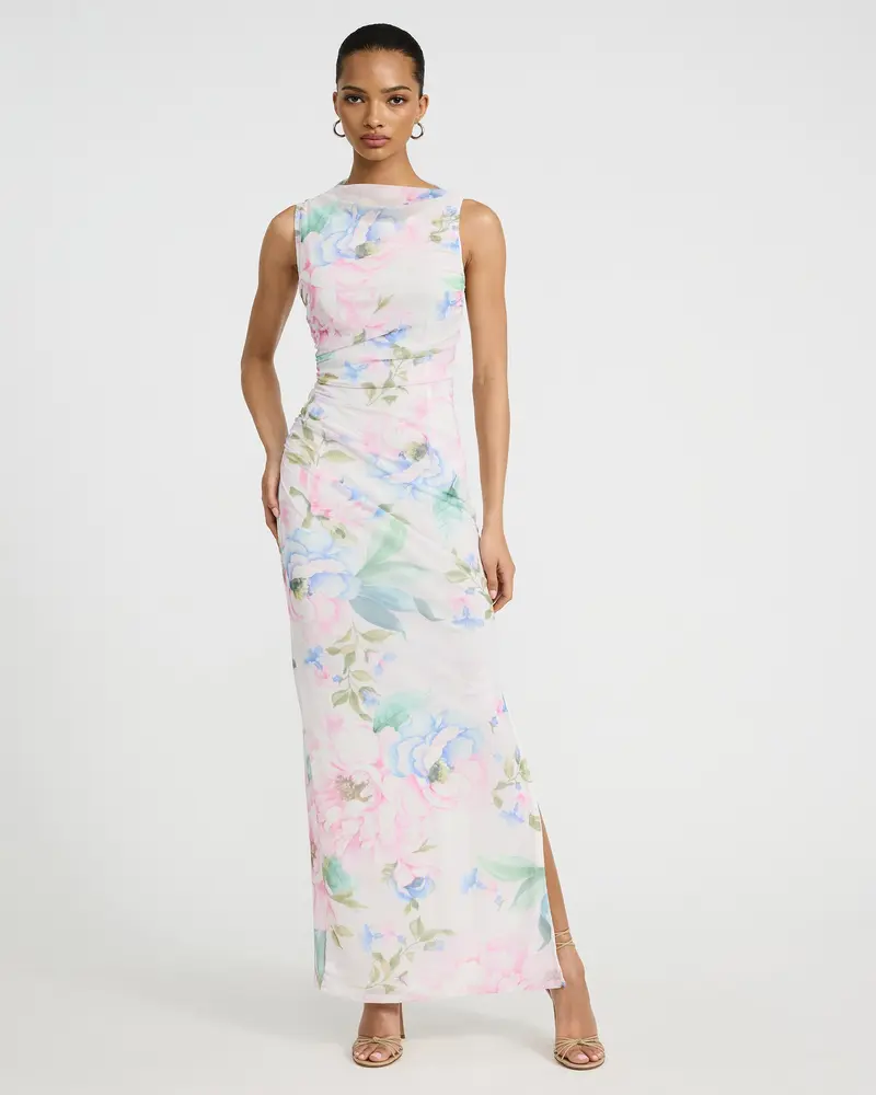 off shoulder mesh maxi dress Shari Off The Shoulder Mesh Maxi Sage | Wedding Guest Dress | Off Shoulder